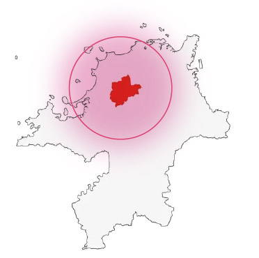 訪問看護ひとえの対応可能エリアについて